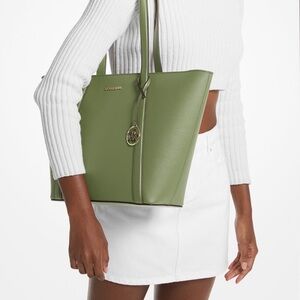 Michael Kors Pratt Large Tote Bag in Sage Green